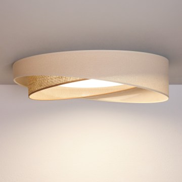 BRILAGI - Plafoniera LED VELVET TWIST LED/24W/230V 4000K Ø 55 cm crema/beige