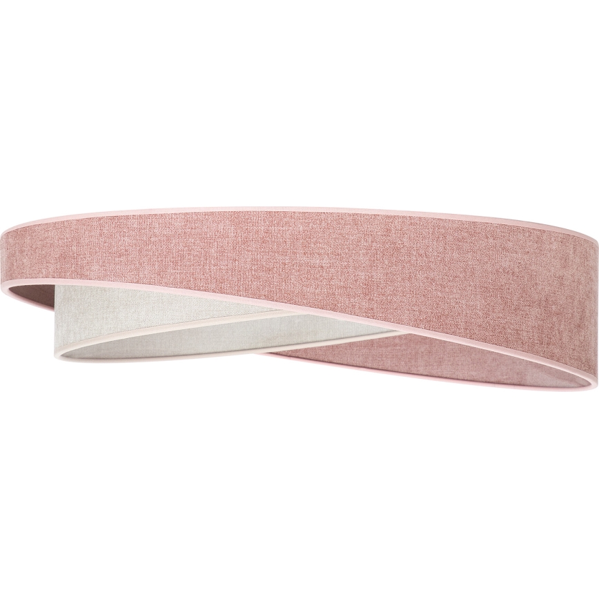 BRILAGI - Plafoniera LED VELVET TWIST LED/24W/230V 4000K Ø 55 cm rosa/crema