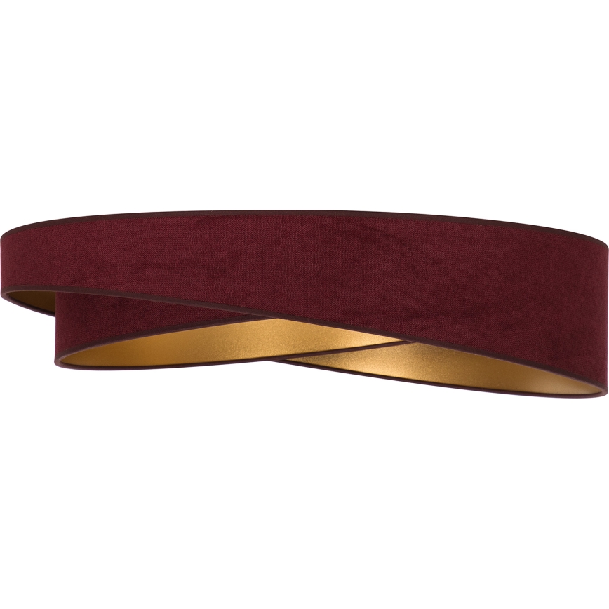 BRILAGI - Plafoniera LED VELVET TWIST LED/24W/230V 4000K Ø 55 cm bordeaux/oro