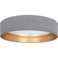 Brilagi - Plafoniera LED VELVET VARI, 24W/230V, 3000/4000/6500K, Ø 45 cm, grigio/oro