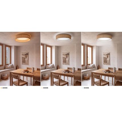 Brilagi - Plafoniera LED VELVET VARI LED/24W/230V 3000/4000/6500K Ø 45 cm beige