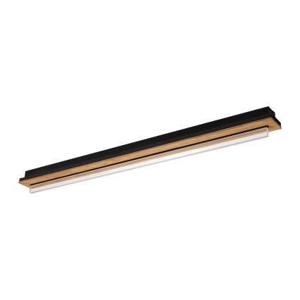 Brilagi - Plafoniera LED WOODY FLAT LED/25W/230V 118 cm rovere/nero