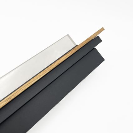 Brilagi - Plafoniera LED WOODY FLAT LED/25W/230V 118 cm rovere/nero