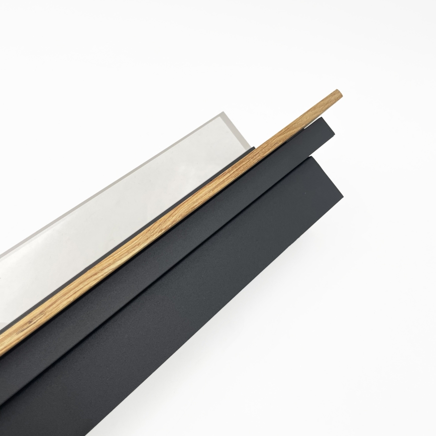 Brilagi - Plafoniera LED WOODY FLAT LED/25W/230V 118 cm rovere/nero