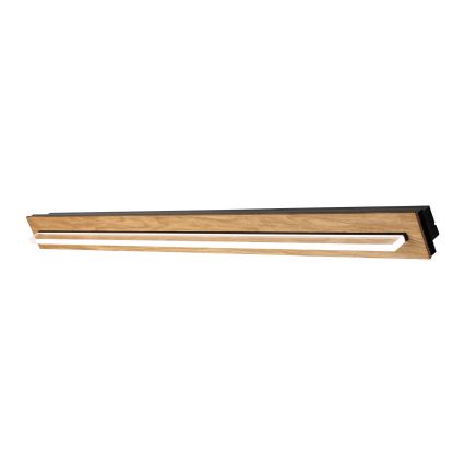 Brilagi - Plafoniera LED WOODY FLAT LED/25W/230V rovere/nero