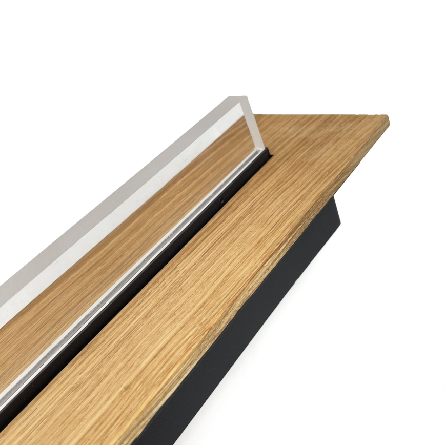 Brilagi - Plafoniera LED WOODY FLAT LED/25W/230V rovere/nero