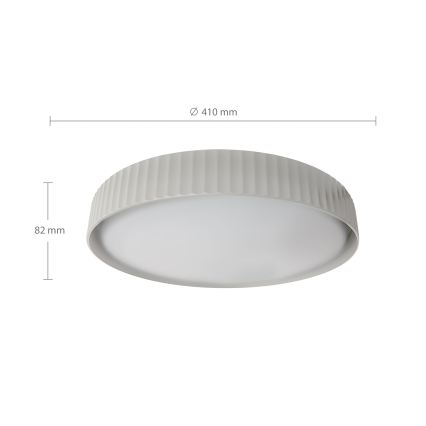Brilagi - Plafoniera LUCIA LED/24W/230V Ø 31 cm bianca