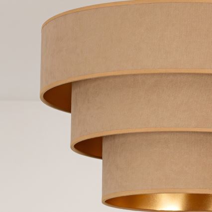 Brilagi - Plafoniera LUNETA 1xE27/60W/230V Ø 40 cm beige/oro