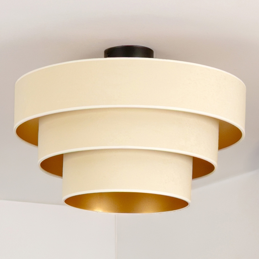 Brilagi - Plafoniera LUNETA 1xE27/60W/230V Ø 40 cm crema/oro