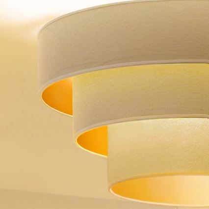 Brilagi - Plafoniera LUNETA 1xE27/60W/230V Ø 40 cm crema/oro