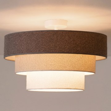 Brilagi - Plafoniera LUNETA 1xE27/60W/230V Ø 40 cm grigio/crema/bianco