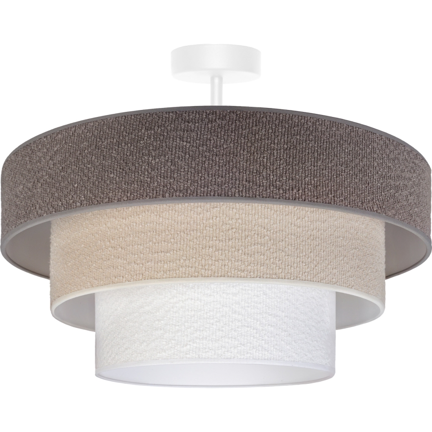 Brilagi - Plafoniera LUNETA 1xE27/60W/230V Ø 40 cm grigio/crema/bianco