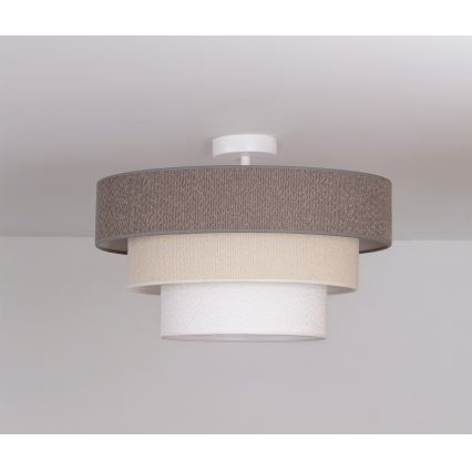 Brilagi - Plafoniera LUNETA 1xE27/60W/230V Ø 40 cm grigio/crema/bianco