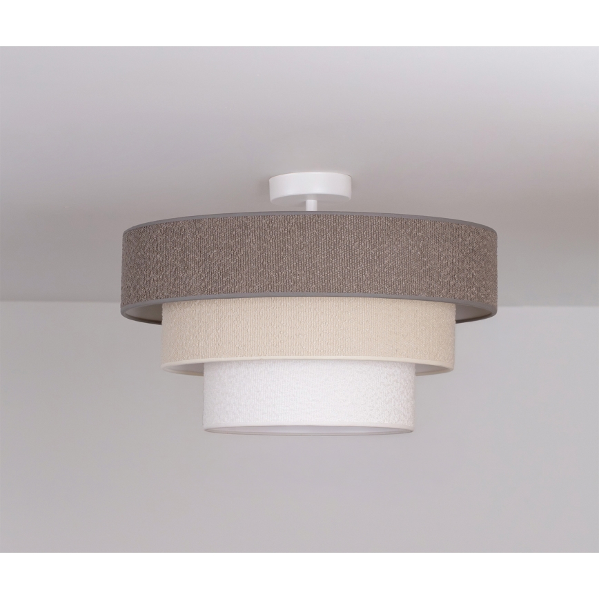 Brilagi - Plafoniera LUNETA 1xE27/60W/230V Ø 40 cm grigio/crema/bianco