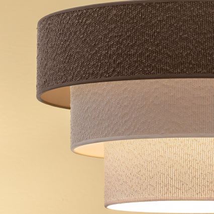 Brilagi - Plafoniera LUNETA 1xE27/60W/230V Ø 40 cm grigio/crema/bianco