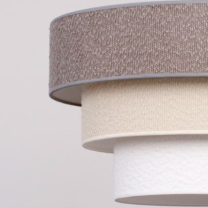 Brilagi - Plafoniera LUNETA 1xE27/60W/230V Ø 40 cm grigio/crema/bianco