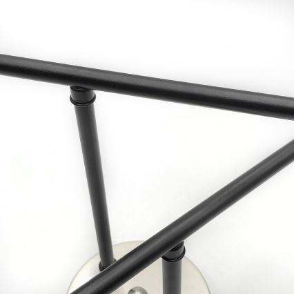 Brilagi - Plafoniera MALIVA 4xE14/15W/230V cromo opaco/fumé