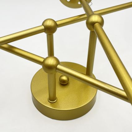 Brilagi - Plafoniera MALIVA 6xE14/15W/230V dorata/bianca