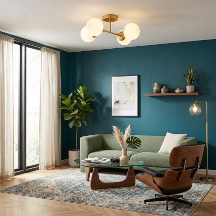 Brilagi - Plafoniera MALONY 4xE14/20W/230V dorata