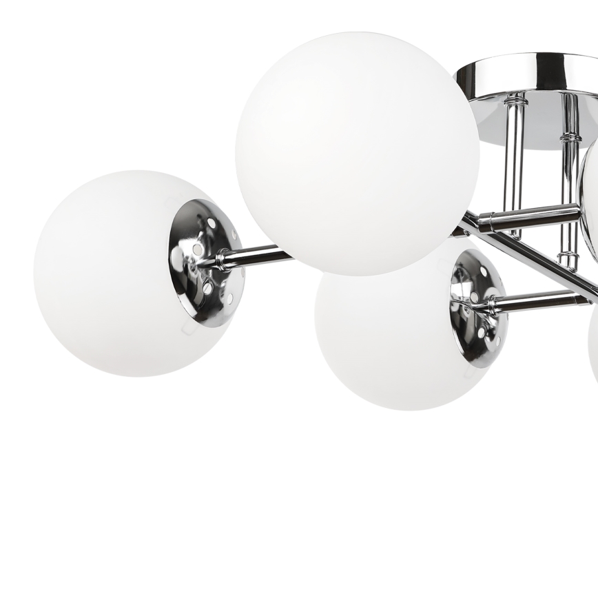 Brilagi - Plafoniera MALONY 6xE14/20W/230V cromo lucido