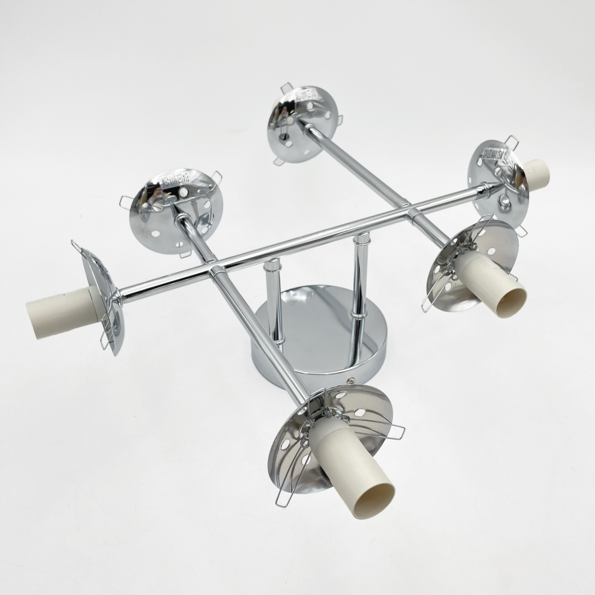 Brilagi - Plafoniera MALONY 6xE14/20W/230V cromo lucido