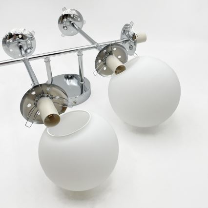 Brilagi - Plafoniera MALONY 6xE14/20W/230V cromo lucido