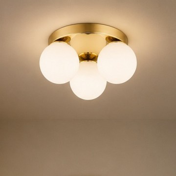 Brilagi - Plafoniera MILO 3xE27/60W/230V Ø 35 cm dorata