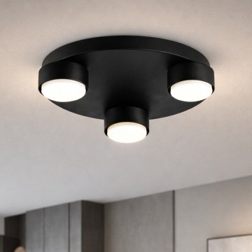 Brilagi - Plafoniera MONO 3xGX53/12W/230V Ø 30 cm nera