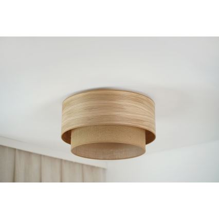 Brilagi - Plafoniera MONTANA BOHO 1xE27/15W/230V diametro 45 cm marrone