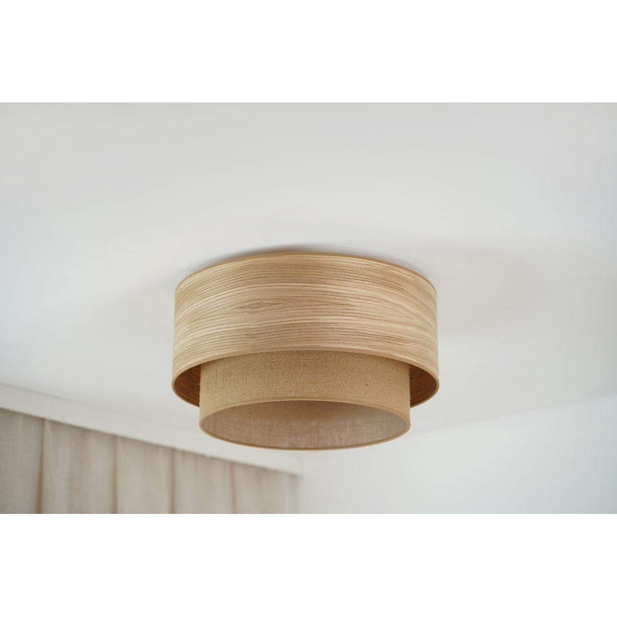 Brilagi - Plafoniera MONTANA BOHO 1xE27/15W/230V diametro 45 cm marrone