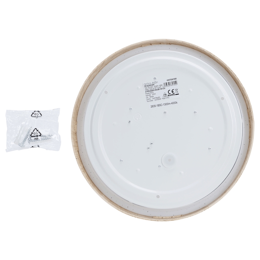 Brilagi - plafoniera NATURA LED/12W/230V 3000K Ø 26,3 cm
