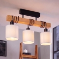 Brilagi - Plafoniera NUBILA 3xE27/60W/230V pino/bianco
