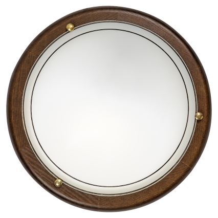 Brilagi - Plafoniera ORBIS 1xE27/60W/230V Ø 30 cm finitura pino