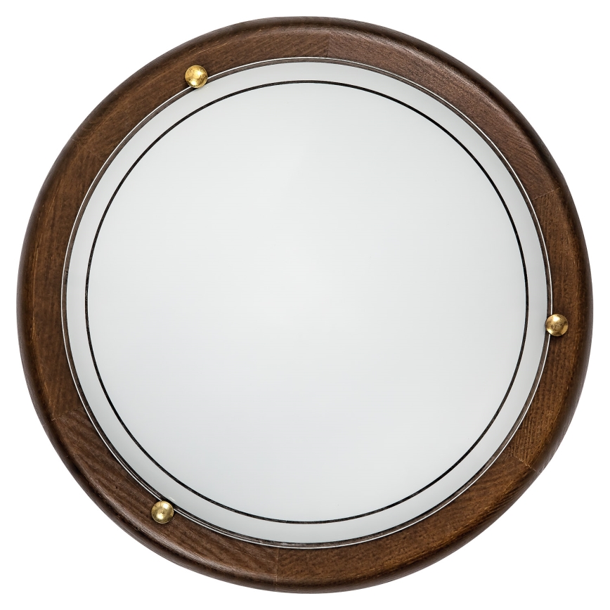 Brilagi - Plafoniera ORBIS 1xE27/60W/230V Ø 30 cm finitura pino