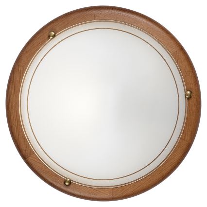 Brilagi - Plafoniera ORBIS 1xE27/60W/230V Ø 30 cm, pino