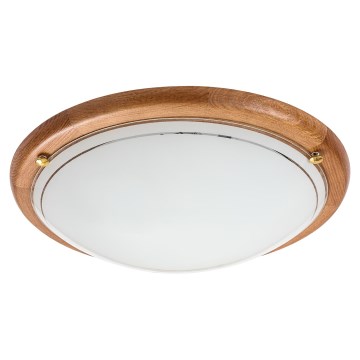 Brilagi - Plafoniera ORBIS 2x E27/60W/230V Ø 38 cm pino