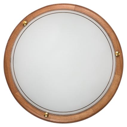 Brilagi - Plafoniera ORBIS 2x E27/60W/230V Ø 38 cm pino