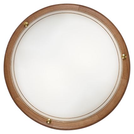 Brilagi - Plafoniera ORBIS 2x E27/60W/230V Ø 38 cm pino