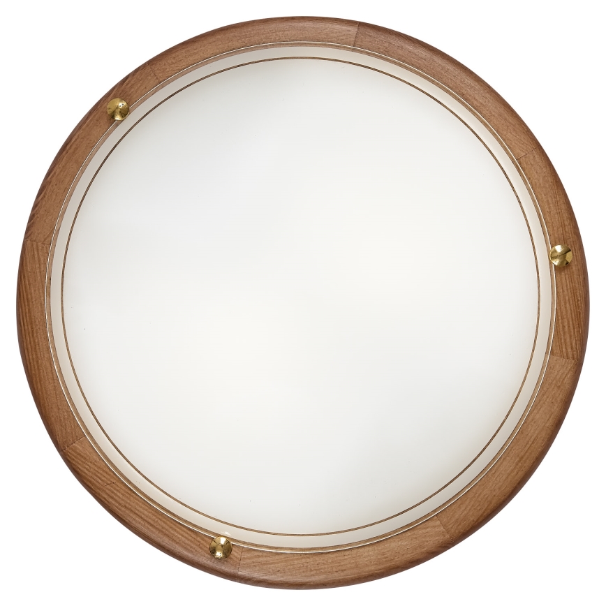 Brilagi - Plafoniera ORBIS 2x E27/60W/230V Ø 38 cm pino