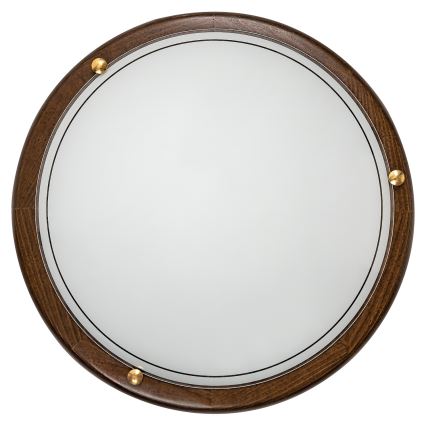 Brilagi - Plafoniera ORBIS 2xE27/60W/230V Ø 38 cm pino