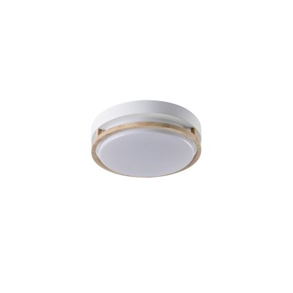 Brilagi - Plafoniera ORINO 2xE27/40W/230V Ø 27 cm bianco/rovere