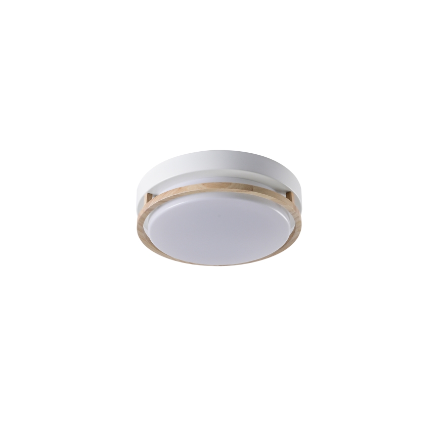 Brilagi - Plafoniera ORINO 2xE27/40W/230V Ø 27 cm bianco/rovere