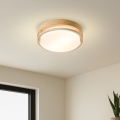 Brilagi - Plafoniera ORINO 2xE27/40W/230V Ø 27 cm effetto legno/rovere