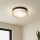 Brilagi - Plafoniera ORINO 2xE27/40W/230V Ø 27 cm nero/rovere
