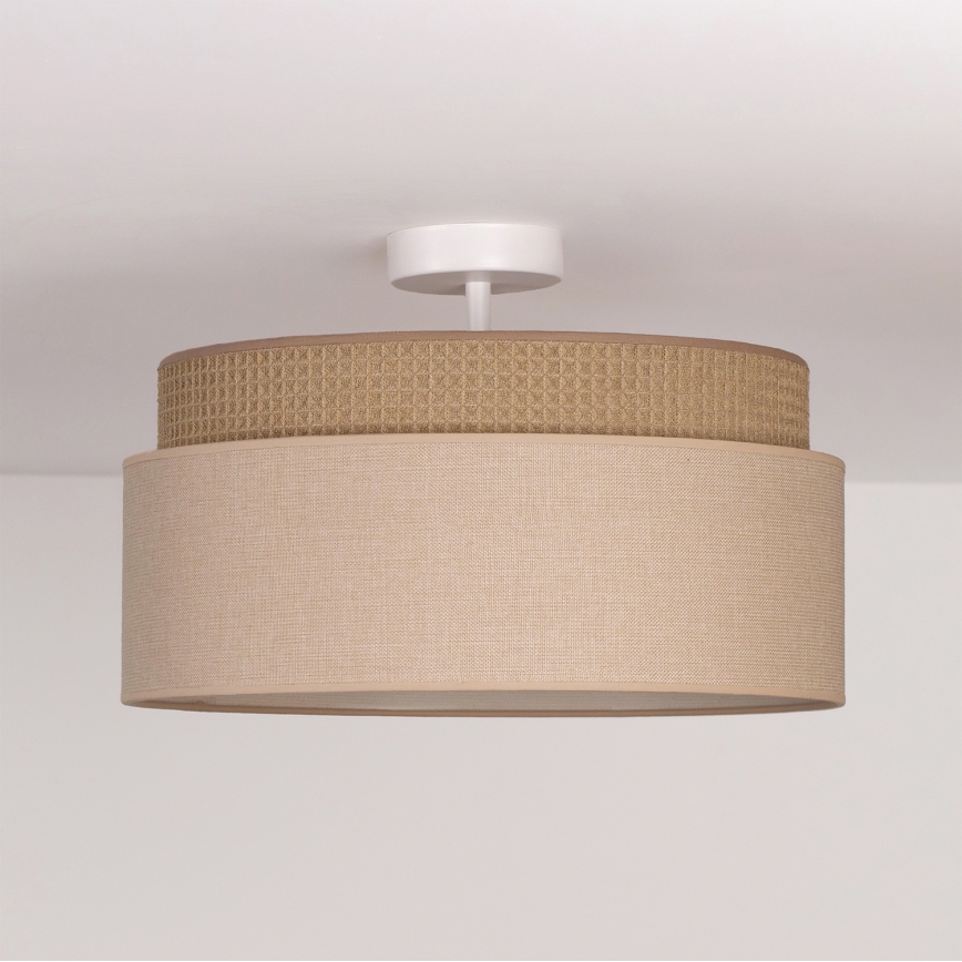 Brilagi - Plafoniera PADOVA 1xE27/60W/230V Ø 40 cm beige