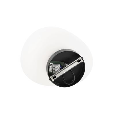 BRILAGI - Plafoniera PEBBLES 1xE27/40W/230V Ø 20 cm nera