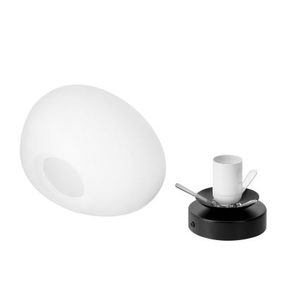 BRILAGI - Plafoniera PEBBLES 1xE27/40W/230V Ø 20 cm nera