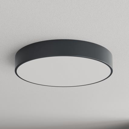 Brilagi - Plafoniera per bagno CLARE 4xE27/24W/230V diam. 50 cm antracite IP54