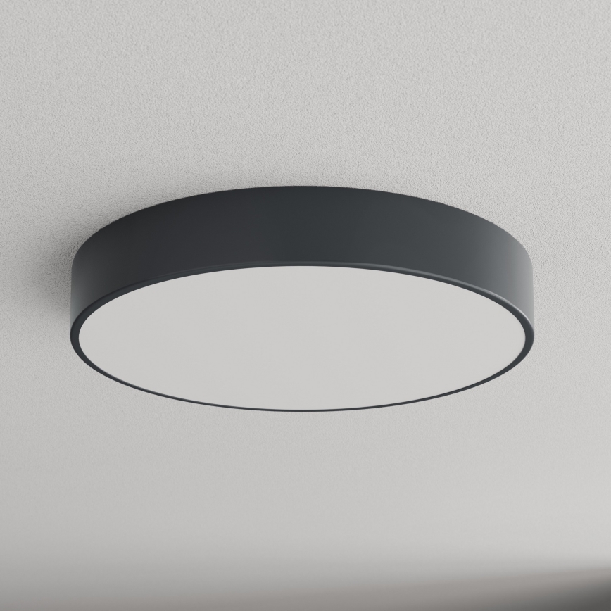 Brilagi - Plafoniera per bagno CLARE 4xE27/24W/230V diam. 50 cm antracite IP54