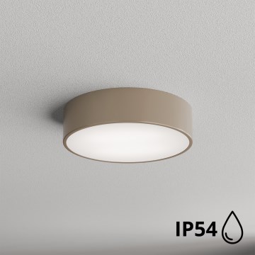 Brilagi - Plafoniera per bagno con sensore CLARE 2xE27/24W/230V Ø 30 cm IP54 beige